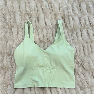 lululemon athletica Light Green Tank Top